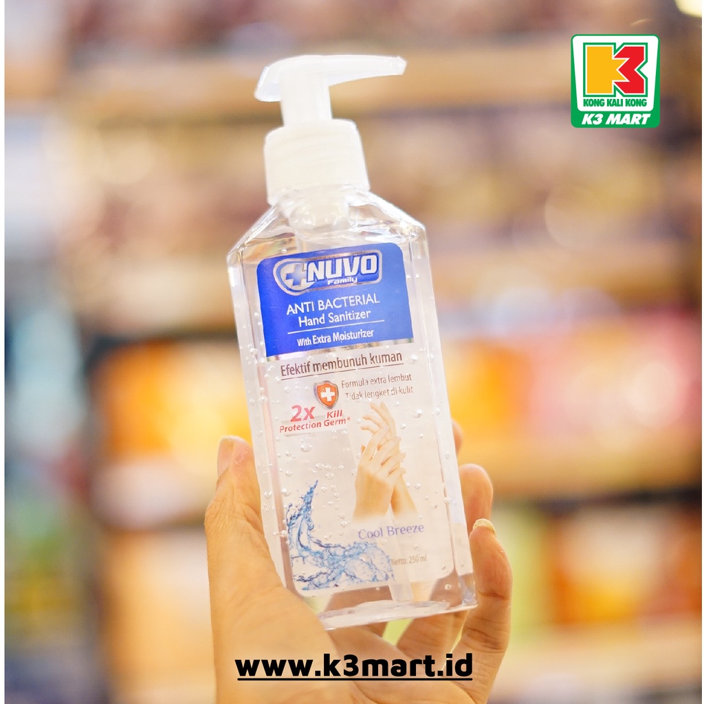 Nuvo Hand Sanitizer Gel Cool Breeze 250ml