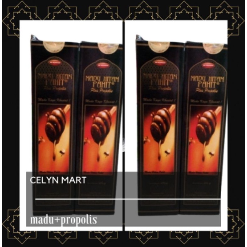 

Madu Hitam Pahit AR-ROHMAH Plus Propolis 470gr