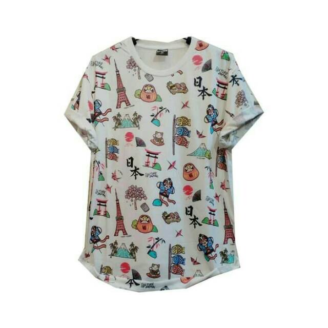 Baju Kaos Import Pria Dewasa 3D Printing Toys Tshirt - Putih, M