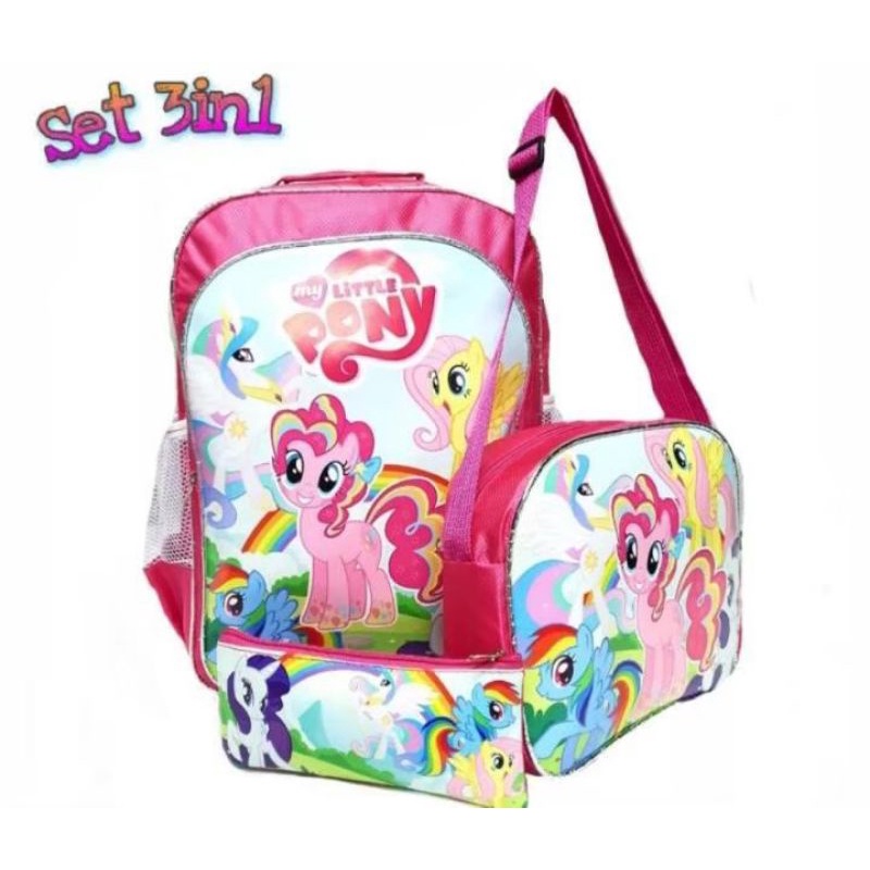 TAS RANSEL ANAK FROZEN KUDA PONI MINIMOUSE