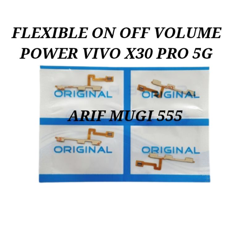 Flexible Tombol on off Volume Power Vivo X30 Pro 5G Original