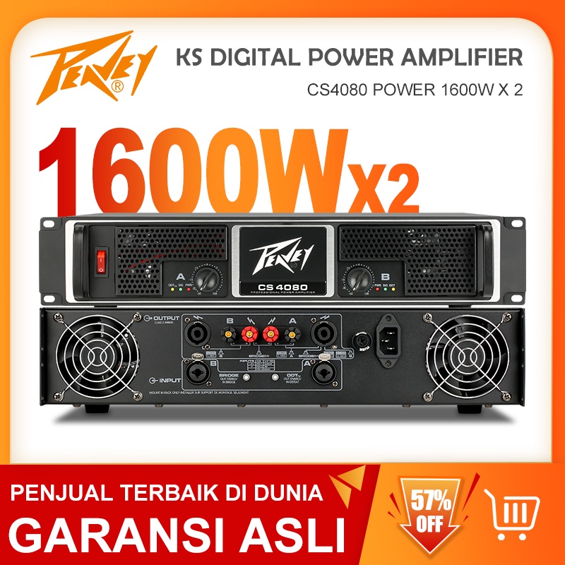 Peavey CS4080 Audio Amplifier Two Channels 8 Ohm 1600 Watt H Category Professional Stage Performance KTV Amplifier COD