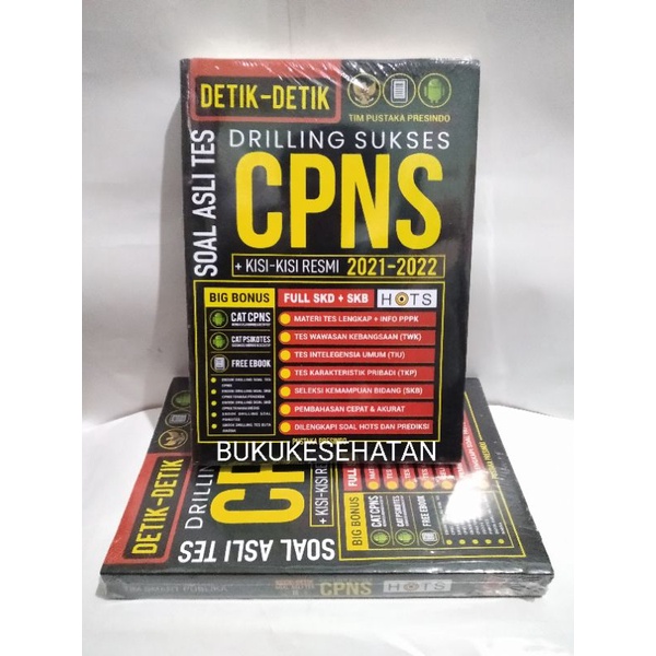 Buku DETIK DETIK SOAL ASLI TES CPNS 2021- 2022