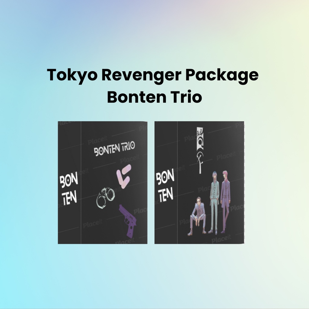 Unofficial Photocard Pack ANIME Tokyo Revenger BONTEN TRIO - Box Package
