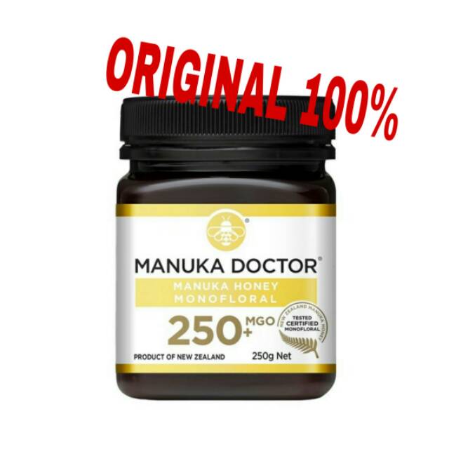 

Madu Manuka doctor mgo 250+ monofloral manuka honey 250gr