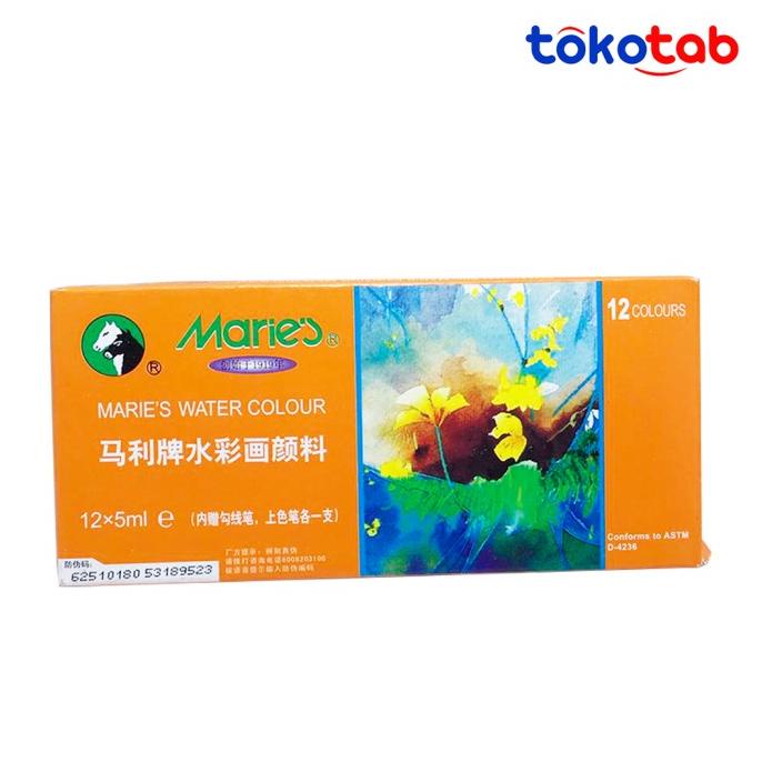 

@#@#@#] Cat Air Watercolour MARIE'S 12 Warna