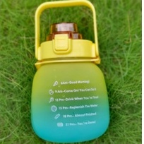 Botol minum anak dewasa,botol minum gradasi pelangi MT2217 1.3L