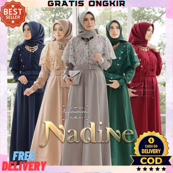 Gsmis Kekinian Terbatu Games Premium Import Elegan Gamis Syar'I Baju Kondangan Wanita Terbaru2023 Fa