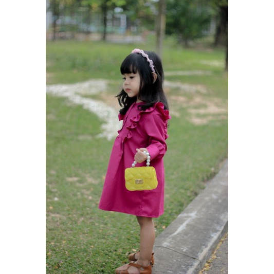 Tunik Blouse by Keenanthi / Blouse Fanta / Atasan Anak / Atasan Wanita / Atasan Fuschia / Atasan Magenta