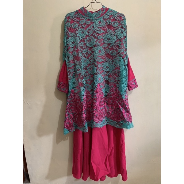 preloved gamis bigsize jumbo tanah abang brukat ibu ibu