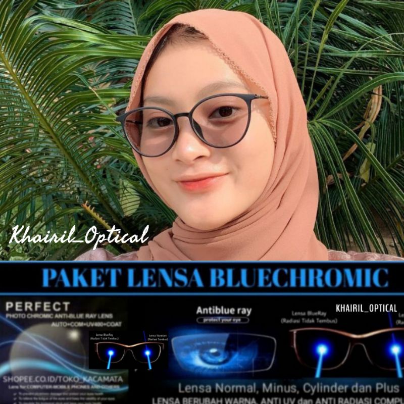 KACAMATA ( BLUECROMIC ) ANTI RADIASI | PHOTOCROMIC | KACAMATA 8146