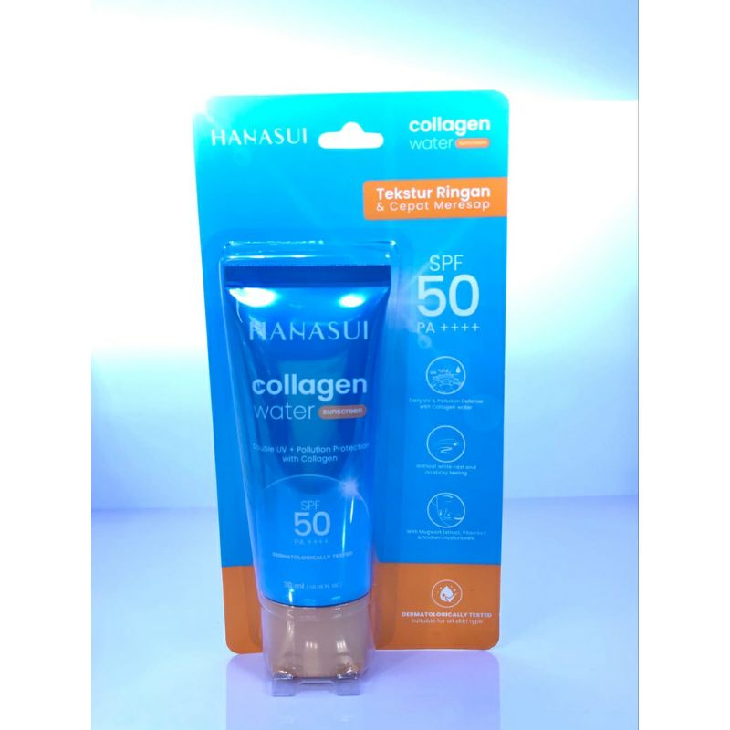 HANASUI Suncreen  Water Collagen SPF 50 dan 30