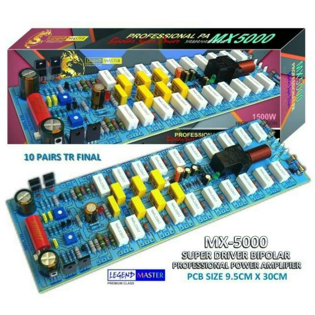 Kit power audio profesional amplifier YAMAHA MX-5000 minus TR 1500watt mono