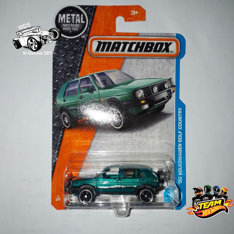 Matchbox MBX VW Volkswagen Golf Country Green Hobi Mainan Mobil Kolektor