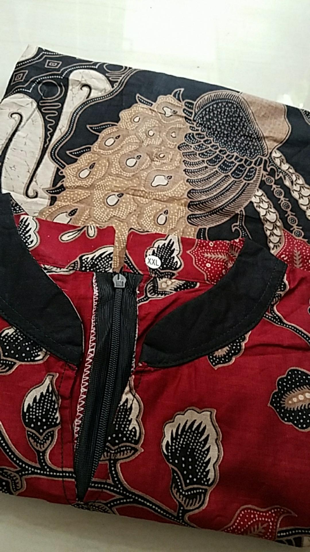 Tunik Batik Wanita Motif Terbaru Lengan Panjang Batik Aziza