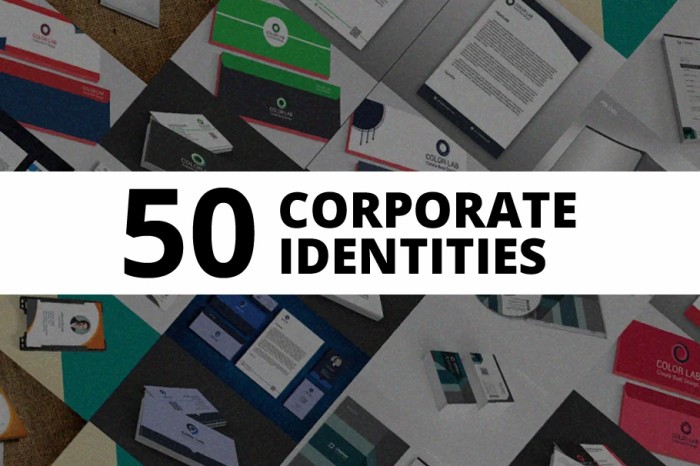 50 Corporate Identities Bundle- Photoshop &amp; Illustrator - Business Branding