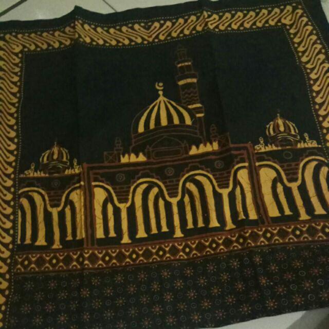 Sajadah Katun Batik Sogan Khas Solo Indonesia