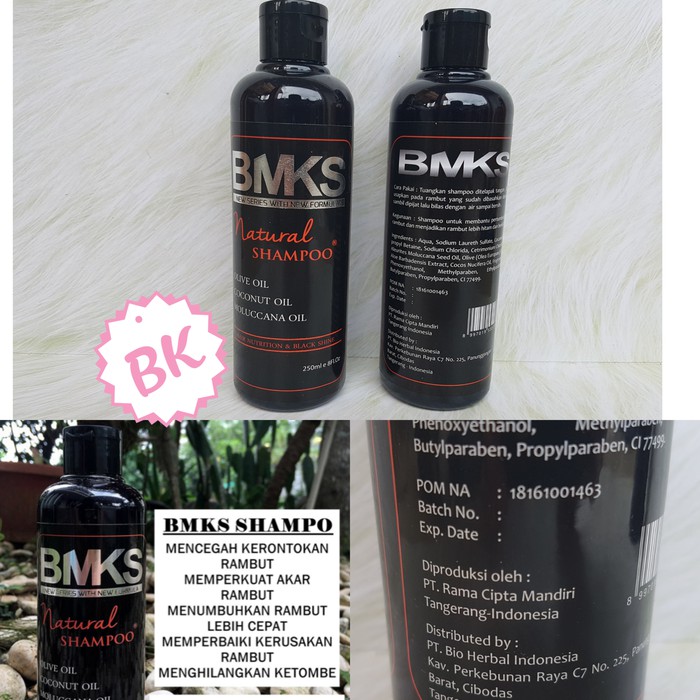 BMKS NATURAL SHAMPOO BPOM   BMKS SHAMPO