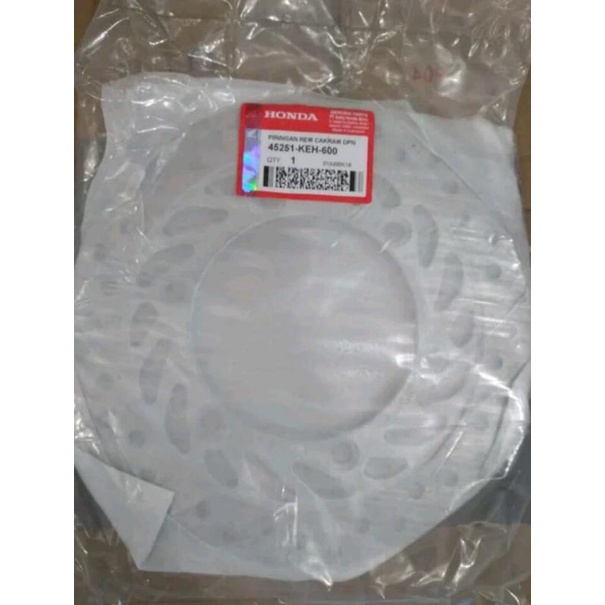 PIRINGAN REM CAKRAM DEPAN MOTOR MEGA PRO NEW HONDA KEH