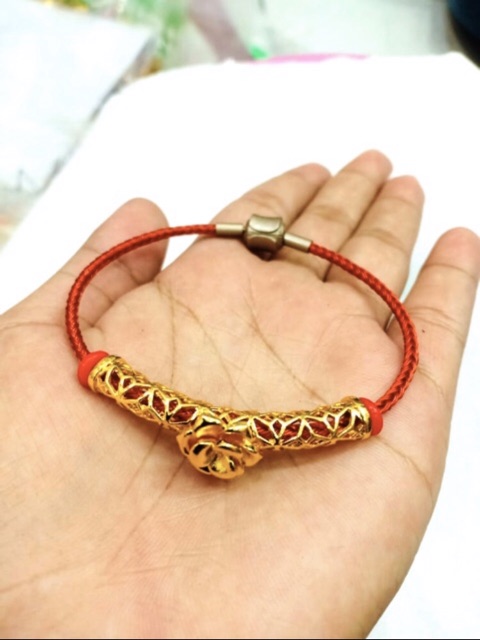 Gelanga kawat anti air gelang water proof gelang wanita lapis emas gelang replika emas gelang