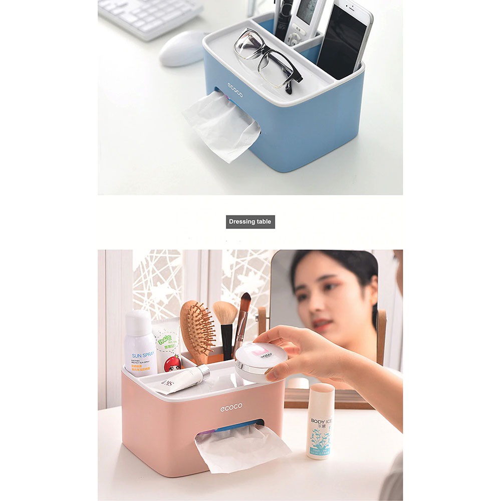 Kotak Tisu Korea Style Gift Box Tissue Modern Roll Bear Office Kantor Desk Case Organizer Radio Penyimapanan barang Remote tv ruang tamu Rak Make up Brush Dapur Plastik Plastic