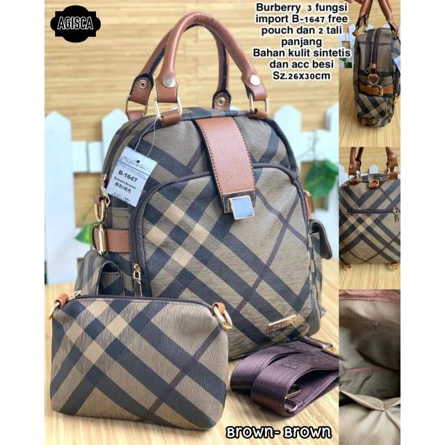 Tas Ransel Burberry Import