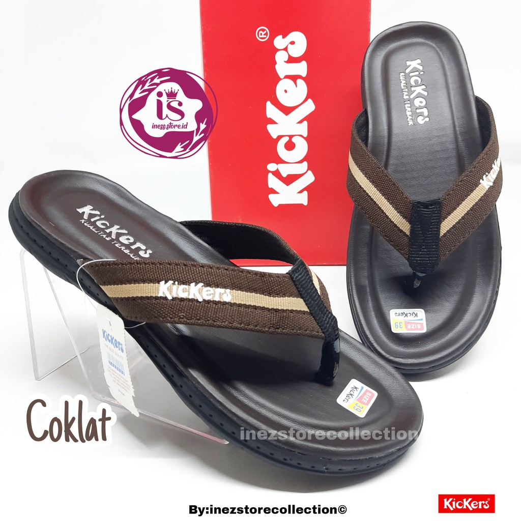 Sandal Kasual Pria Kickers Japit model terbaru murah grosir