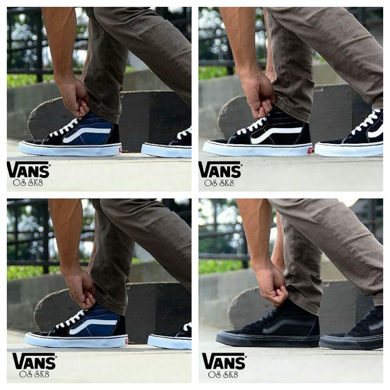 SEPATU VANS SK8-HI SIZE 37 - 43