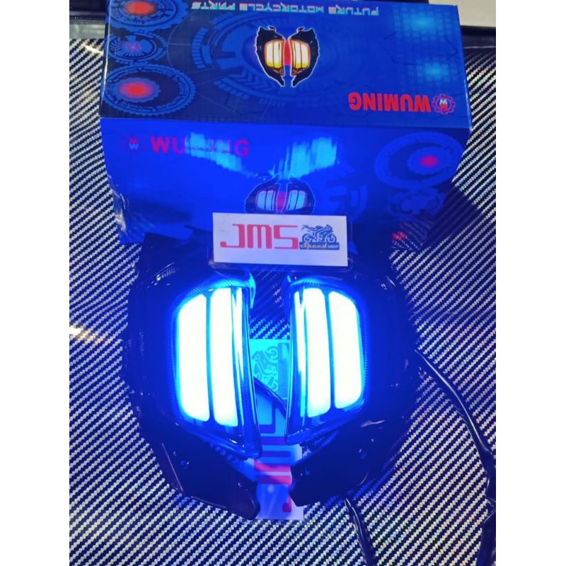 lampu sen depan yamaha nmax new 2020 wuming senja biru sen tetap kuning pnp