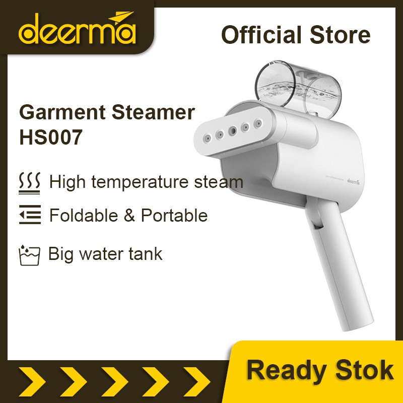 

Deerma HS007 Handheld Garment Steamer Foldable Electric Steam Iron With ID Charger