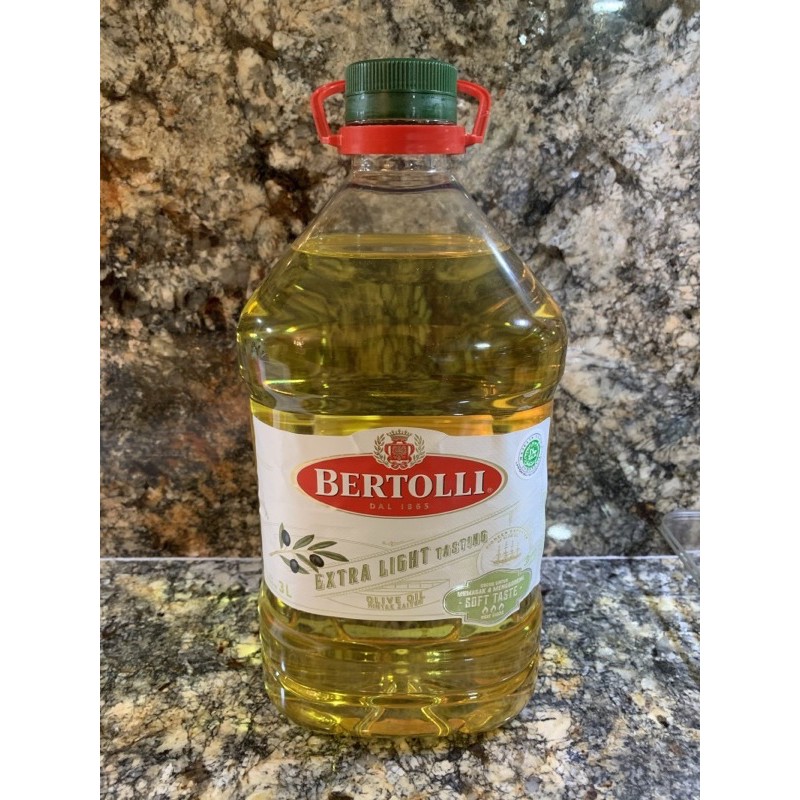 

Bertolli EXTRA LIGHT olive oil 3 liter / minyak zaitun 3L EXP 2026