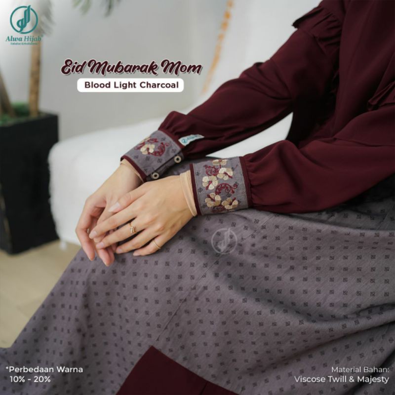 GAMIS EID MUBARAK MOM &amp; GIRL || ALWA HIJAB