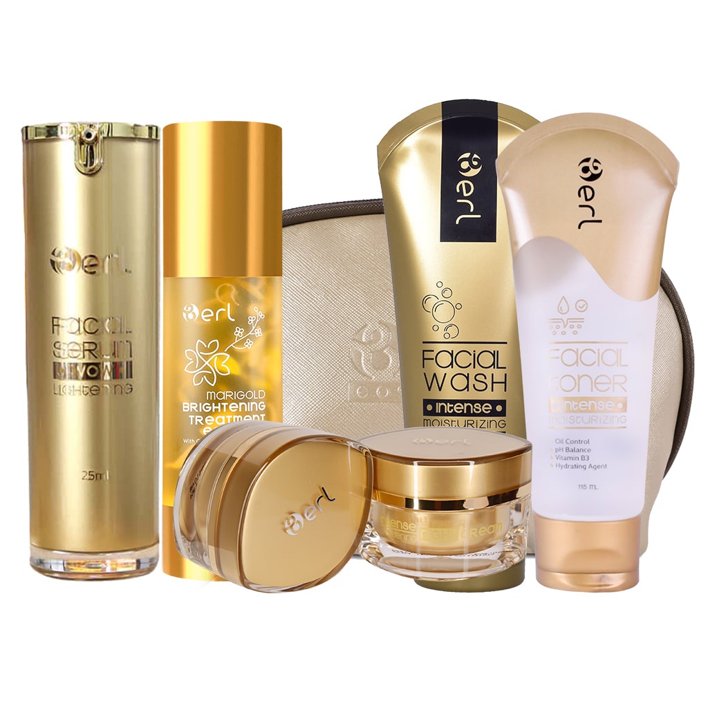 B ERL Cosmetics Super Premium 1 Paket Skincare Serum Essence Untuk Perawatan Wajah