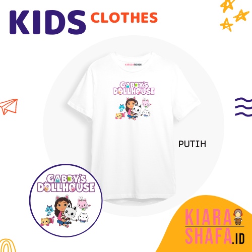 Kiarashafa - Baju Anak / Kaos Anak Gabby Dollhouse