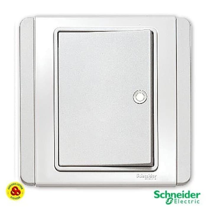 SCHNEIDER Saklar Engkel Hotel NEO E3031H2 FWWW 1G 2W With Fluorescent