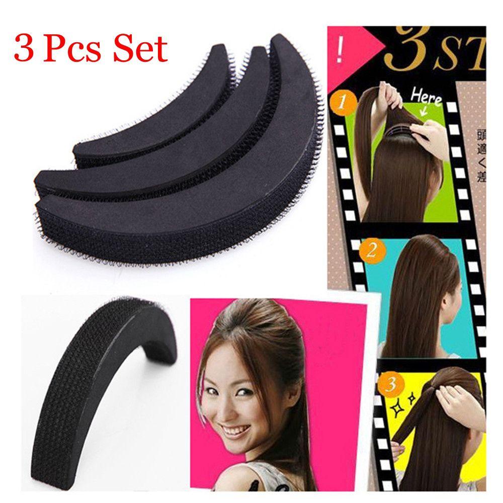 3pcs Alat Penambah Volume Rambut Bentuk Nanas