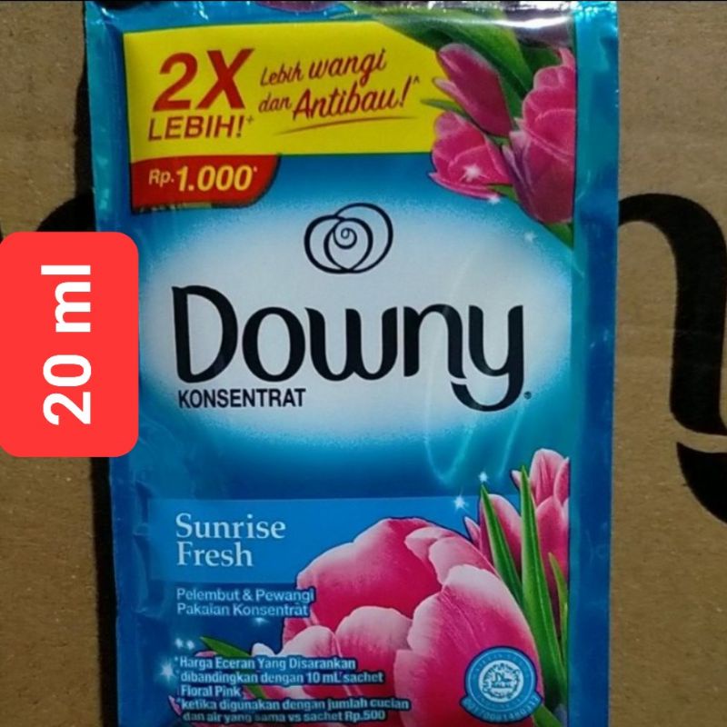 Downy Sachet 20 ml Pelembut dan Pewangi Pakaian Konsentrat