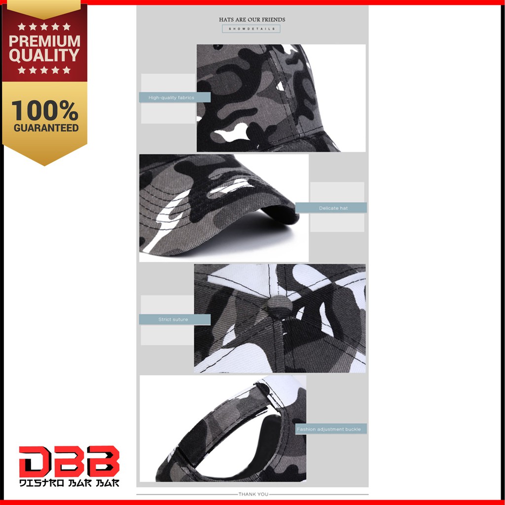 Topi Baseball Trucker Cap Hat Army Camouflage