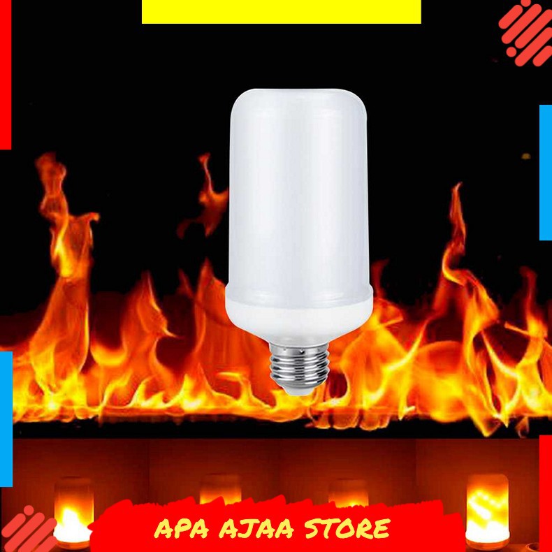 Hot Promo ! Bohlam LED Flame Effect Flickering E27 7W