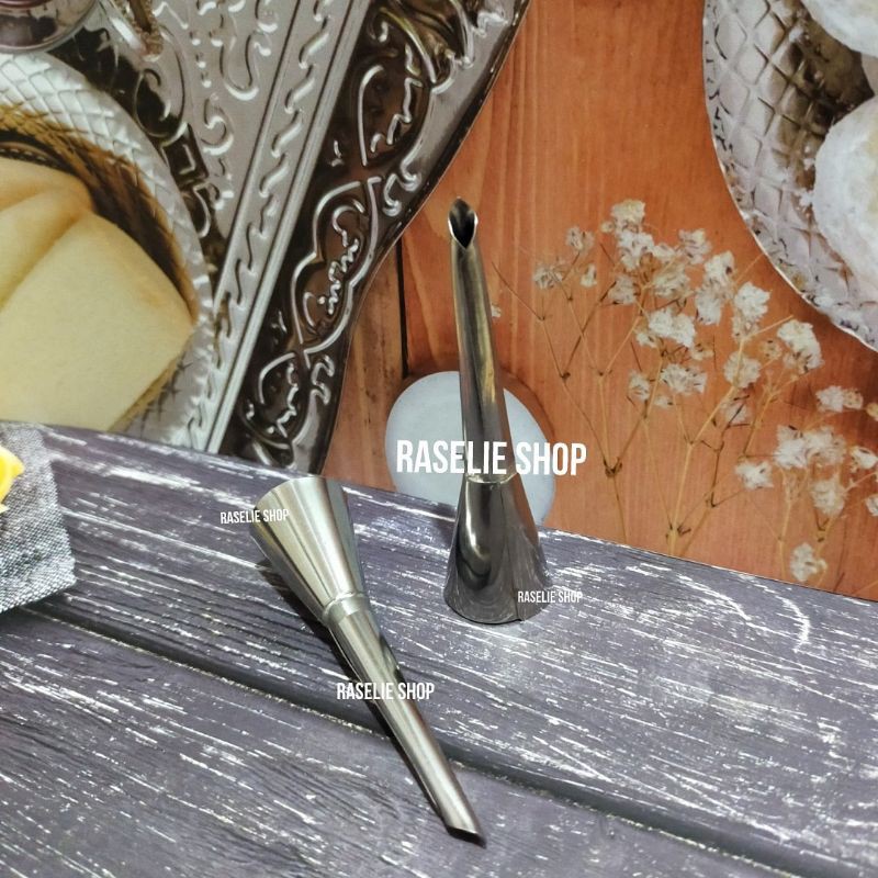 Spuit Pendek Isian Kue Sus Pastry Donat Vla Susu Cream Coklat Cromboloni Croissant Bomboloni