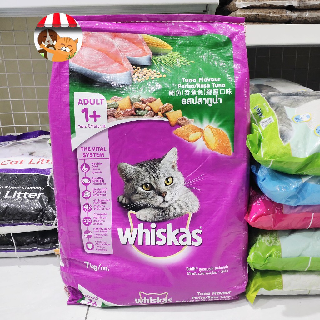 Whiskas Tuna 7kg - Makanan Kucing Whiskas Tuna