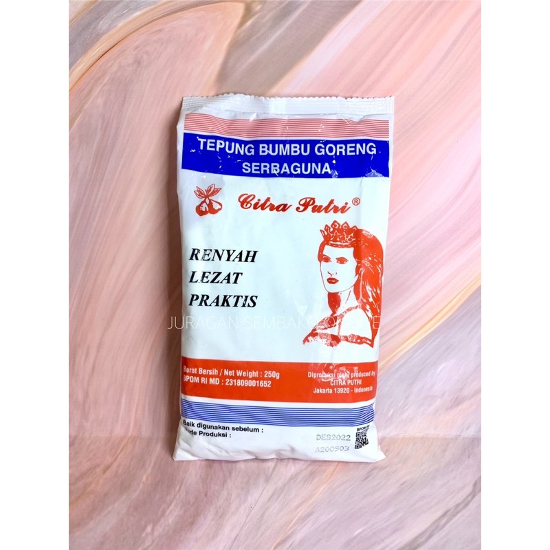 (JSO) Tepung Citra Putri 250gr HALAL / Tepung Bumbu Goreng Ayam Serbaguna / tepung bumbu ayam goreng