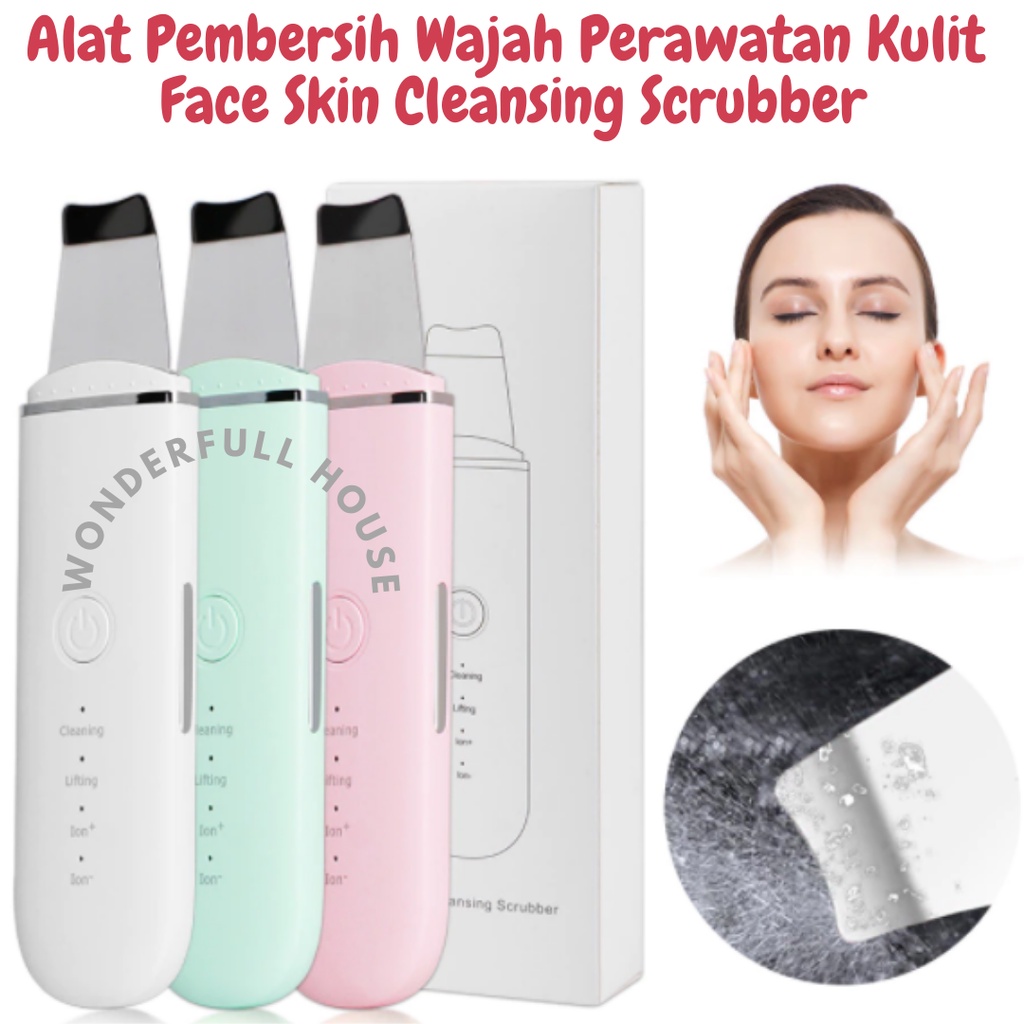 Alat Pembersih Wajah Perawatan Kulit Wajah Elektronic Face Skin Cleansing Srubber Penghilang Komedo Jerawat