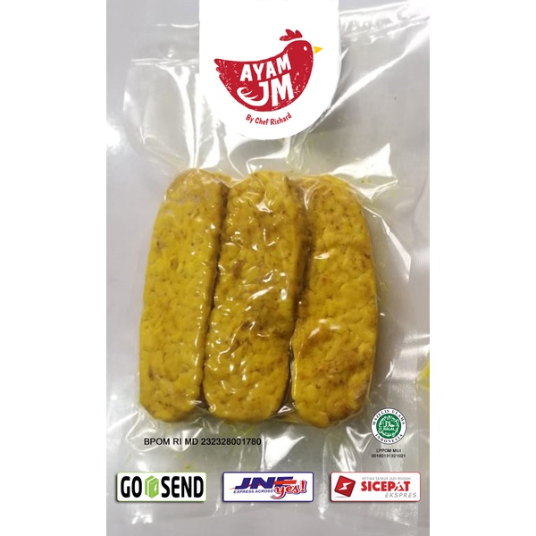 

TEMPE KUNING KHAS AYAM JM VACUUM AYAMJM ISI 5 POTONG