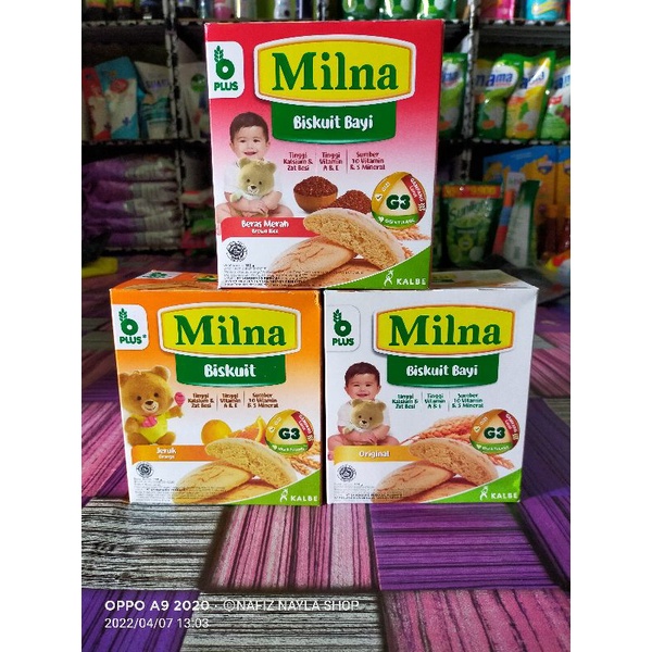 Milna Biskuit Bayi 130g