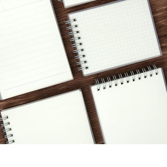 

✼ Memoir of Life Spiral Notepad A7 / Buku Tulis A7 / Buku Catatan A7 - GRID ➬