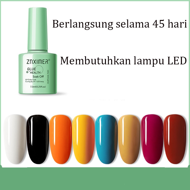 Kutek Gel UV LED nail art Nail Polish Halal Muslimah Tidak Mengandung Bahan Kimia