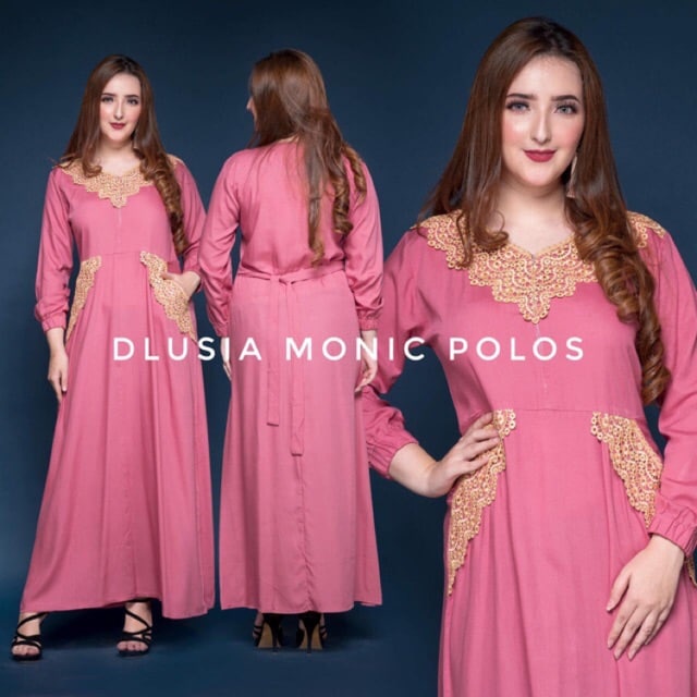 LONGDRESS ARAB DASTER ARAB KEKINIAN RAYON RENDA