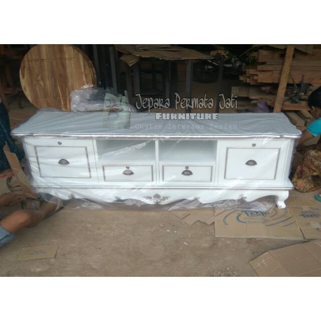Buppet tv klasik luxury furniture jepara ( meja tv, kabinet, dreser, drawers )