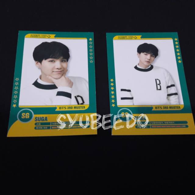 BTS 3RD MUSTER PLAYER CARD